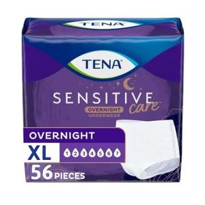 TENA Sensitive Overnight Incontinence Underwear for Women