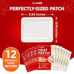 JJ CARE Heat Patches for Menstrual Cramp Relief