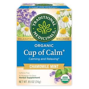 Organic Cup of Calm Tea with Chamomile Mint