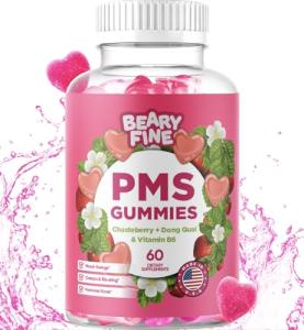 Beary Fine PMS Gummies for Period Relief