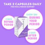 Pamprin Botanicals PMS Support Supplement with Ashwagandha