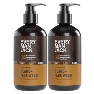 Every Man Jack Sandalwood Beard Wash Duo
