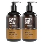 Every Man Jack Sandalwood Beard Wash Duo