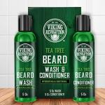 Viking Revolution Tea Tree Beard Wash & Conditioner Set