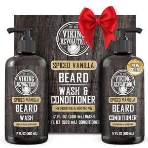 Viking Revolution Spiced Vanilla Beard Wash and Conditioner