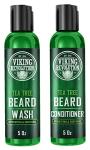 Viking Revolution Tea Tree Beard Wash & Conditioner Set