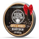 Viking Revolution Coffee Whiskey Beard Balm for Men