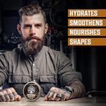 Viking Revolution Coffee Whiskey Beard Balm for Men