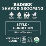 Badger Organic Beard Balm - Nourishing Leave-In Treatment
