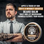 Viking Revolution Coffee Whiskey Beard Balm for Men