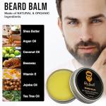 Beard Grooming Kit: Brush and Balm Gift Set