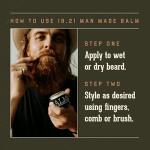 18.21 Man Made Spiced Vanilla Beard Balm for Men