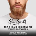 Beard Grooming Kit: Brush and Balm Gift Set
