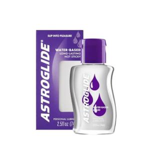 Astroglide Water Based Lube, 2.5oz Travel Size