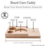 Viking Beard Kit Organizer - Bamboo Grooming Stand