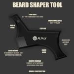 Alfaly Beard Shaper Kit with Precision Styling Pencil