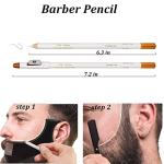 5-Piece Beard Shaping Tool Set with Razor & Scissors