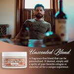 Unscented Beard Butter for Soothing Hydration