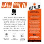 Wild Willies Beard Growth Serum for Thicker Beards