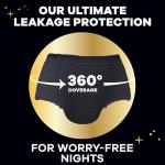 Always ZZZ Overnight Disposable Period Underwear, 14 Count