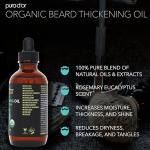 PURA D'OR Thickening Beard Oil with Biotin & Rosemary
