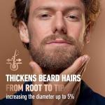 King C. Gillette Beard Thickener with Vitamin B & Caffeine