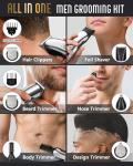 Ufree Waterproof Beard Trimmer & Grooming Kit