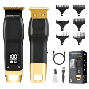 Rechargeable Beard Trimmer for Men - Cordless Razor