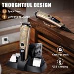 Men's Beard Trimmer and Grooming Kit
