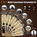 Men's Beard Trimmer and Grooming Kit