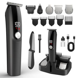 Ynasen 6-in-1 Cordless Beard and Hair Trimmer