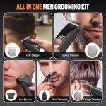 Ynasen 6-in-1 Cordless Beard and Hair Trimmer