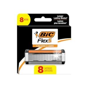 BIC Flex 5 Men’s Refillable Razors - 8 Cartridges
