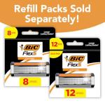 BIC Flex 5 Men’s Refillable Razors - 8 Cartridges