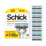 Schick Quattro Titanium Razor Blades, 8 Count