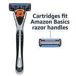 5-Blade Razor Refills with Lubrication & Trimmer