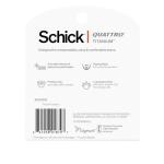 Schick Quattro Titanium Razor Blades, 8 Count