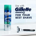Gillette Sensitive Shave Gel Twin Pack, 7 Oz
