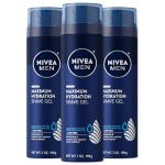 NIVEA MEN Hydration Shave Gel with Aloe Vera 3-Pack