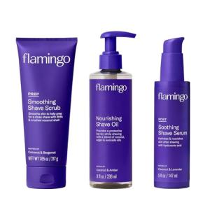 Flamingo Women's 3-Step Shaving Set Collection