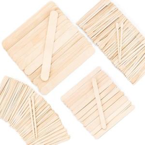 500 Pcs Assorted Wooden Waxing Sticks Set
