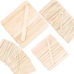 500 Pcs Assorted Wooden Waxing Sticks Set