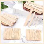 500 Pcs Assorted Wooden Waxing Sticks Set