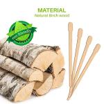 200 Wooden Wax Sticks for Smooth Skin