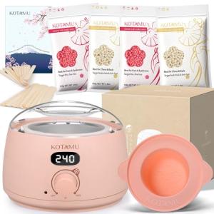 KOTAMU Pink Digital Wax Kit for Hair Removal