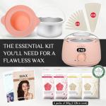 KOTAMU Pink Digital Wax Kit for Hair Removal