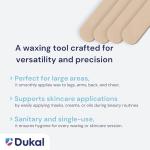 Dukal Large Wooden Wax Sticks for Body Waxing