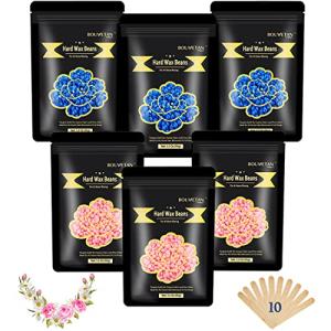 Wax Beads with Spatulas for Smooth Skin