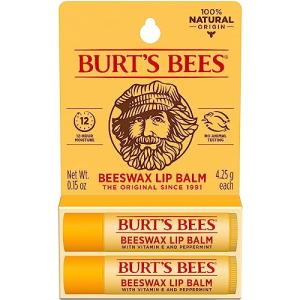 Burt's Bees Original Beeswax Lip Balm - 2 Tubes