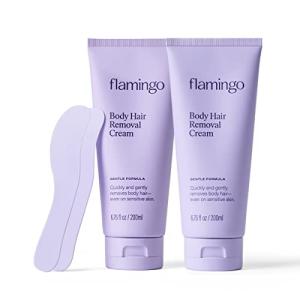 Flamingo Women's Body Hair Removal Cream - 2 Pack